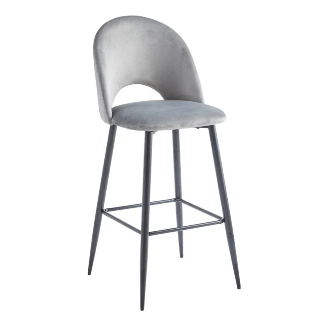 Chaise de bar Amelia/Chrome Lot de 2