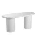 Table repas Curve Blanc