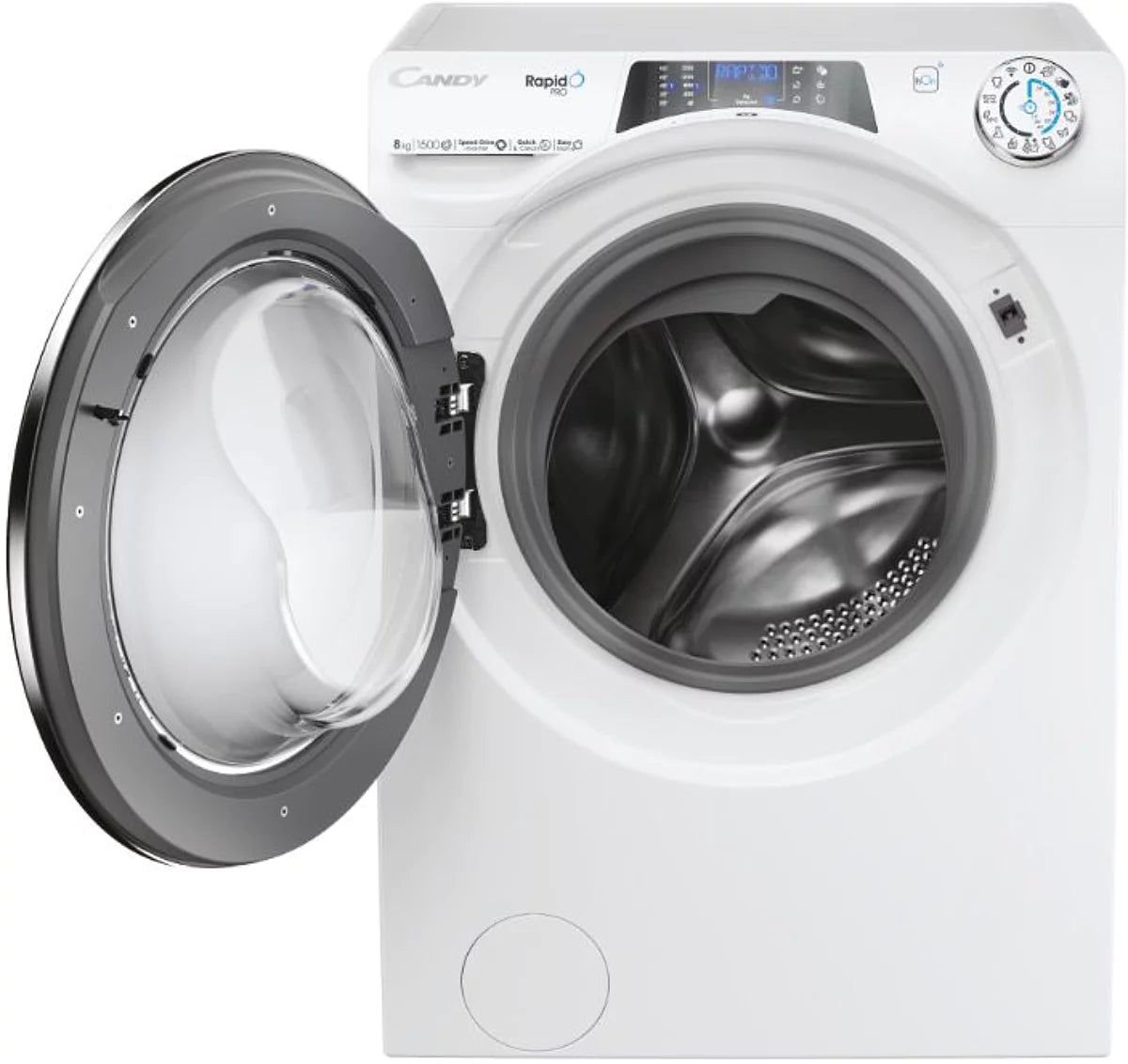 Lave Linge Candy 8kg Rapid' Pro RP586BWMBCB/1-S