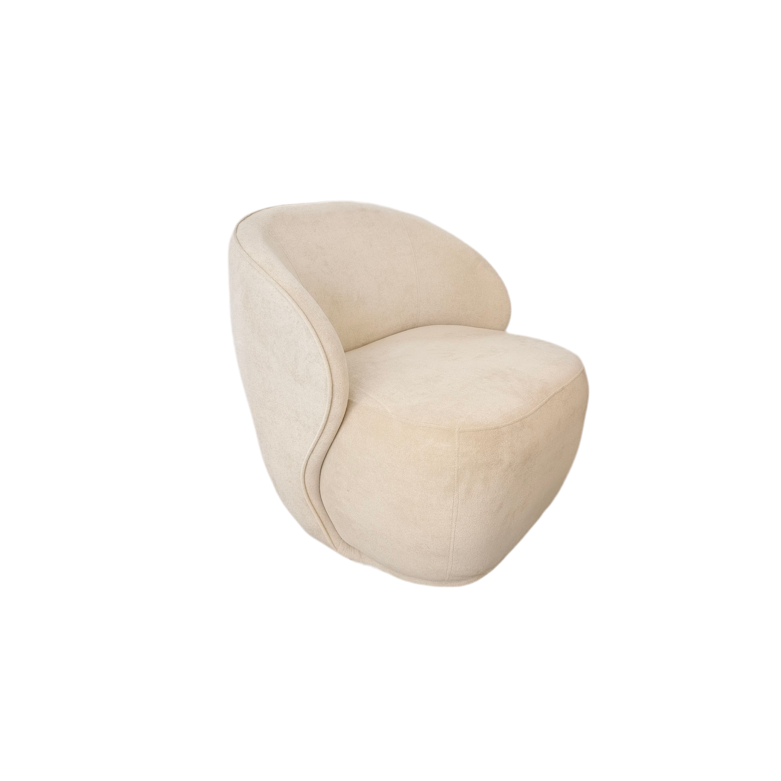 Fauteuil Pivotant Elsa Beige