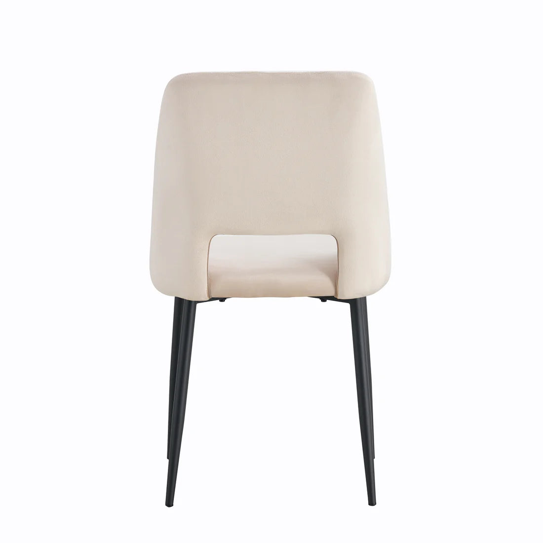 Chaise Ava/Noir Lot de 4