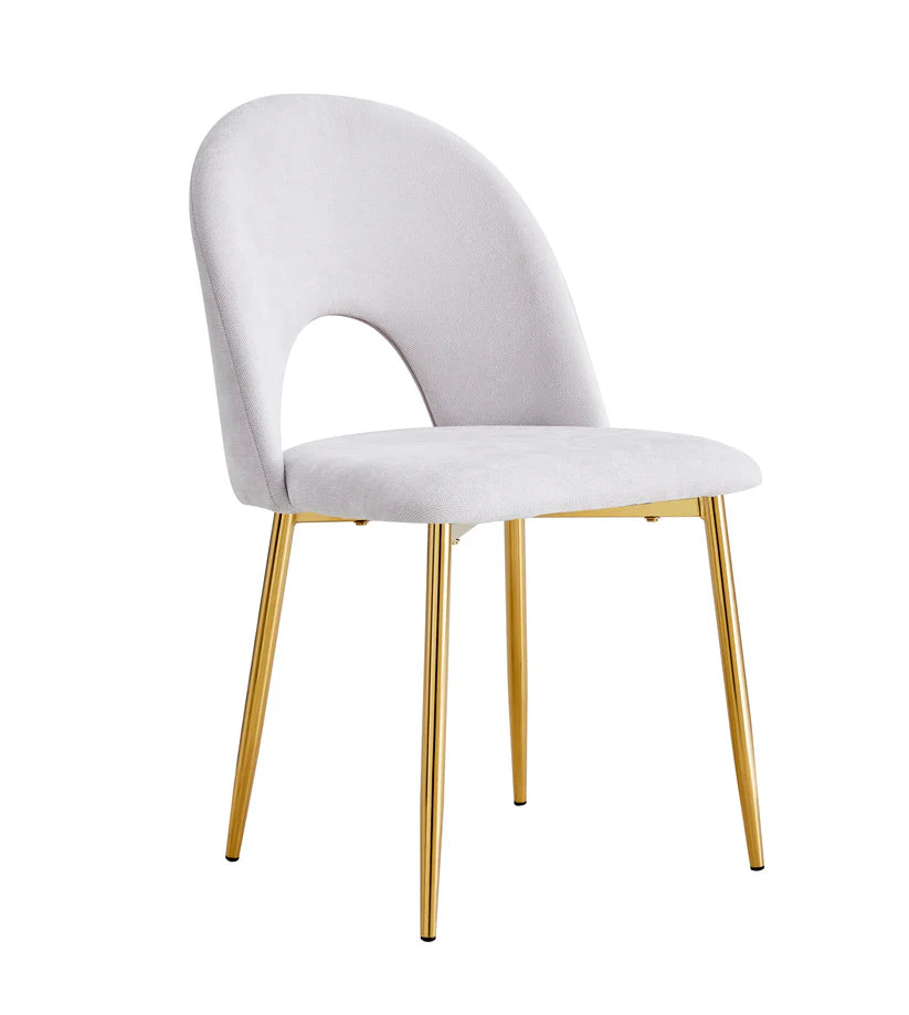 Chaise Teddy/Doré Lot de 4