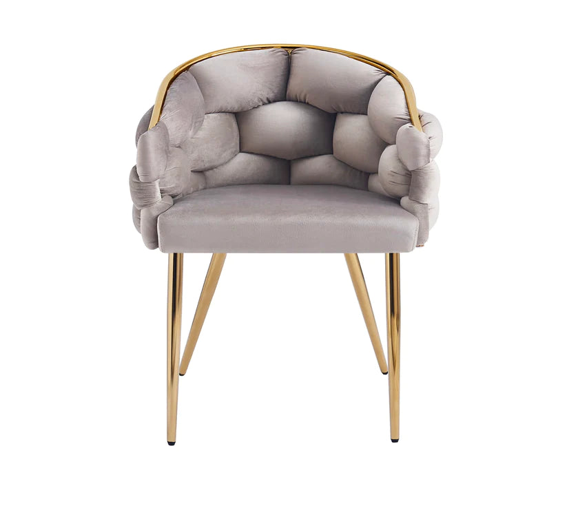 Chaise Ballon/Doré Lot de 2