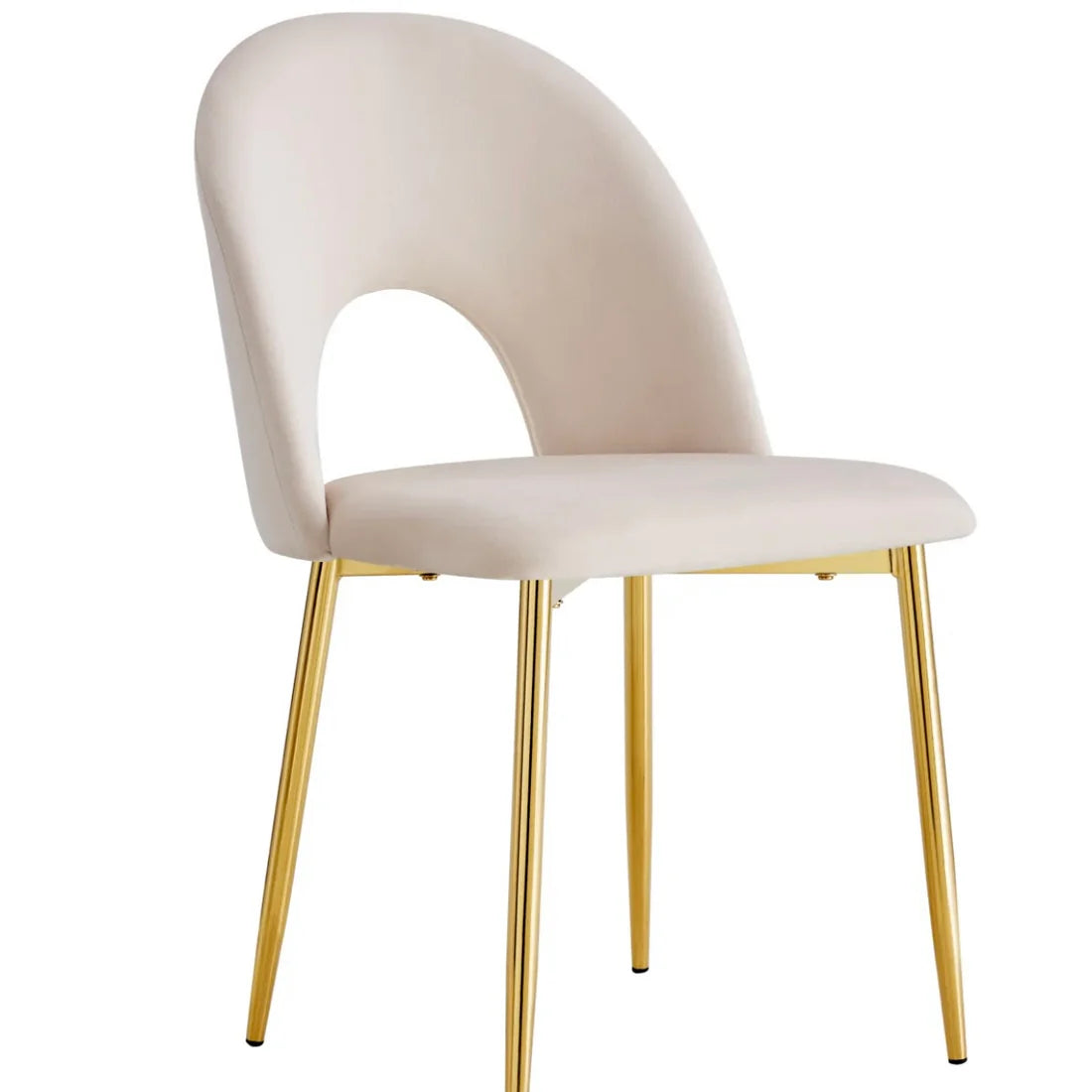 Chaise Teddy/Doré Lot de 4