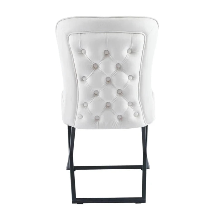 Chaise Gabrielle/Noir Lot de 2