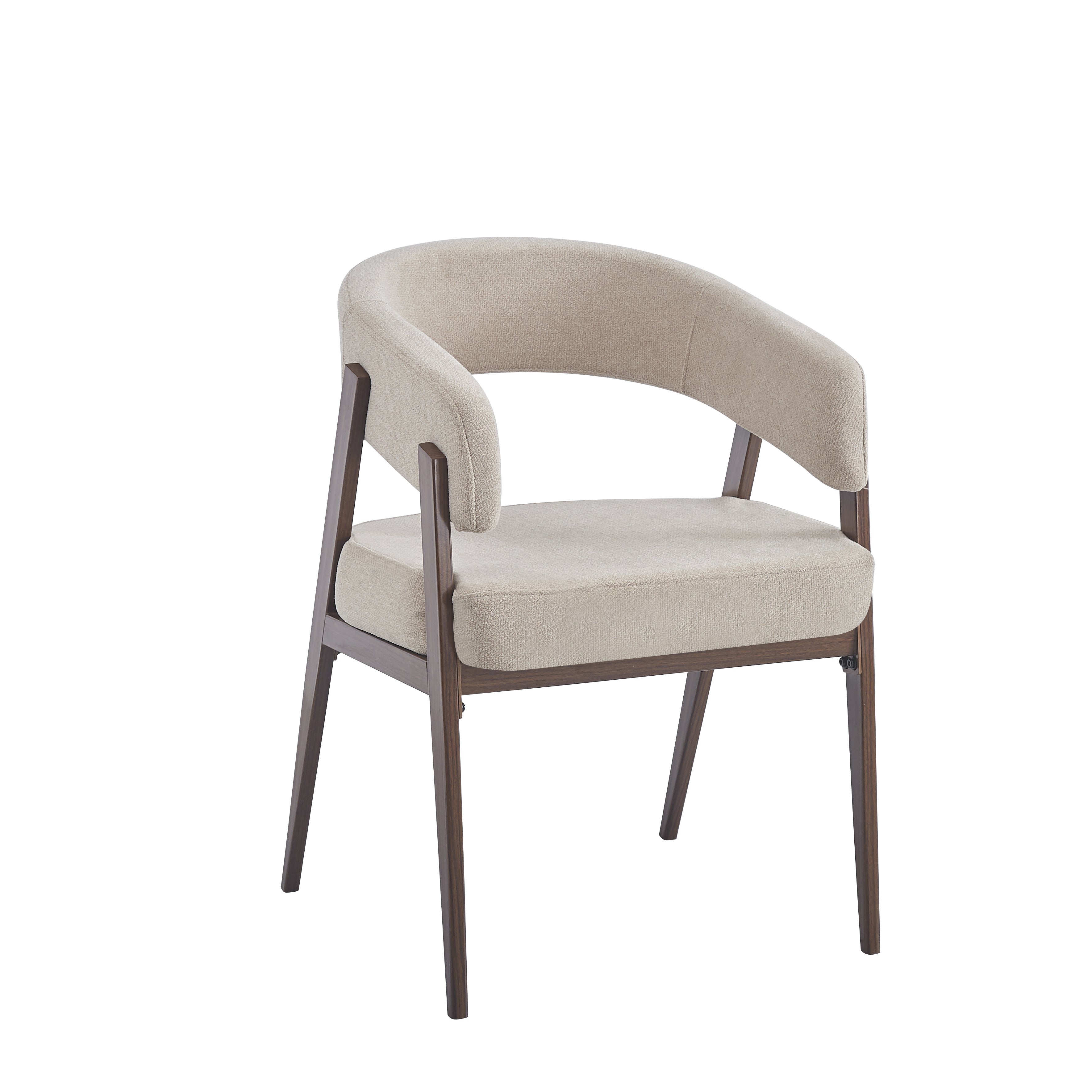 Chaise Alicia Grain Moka Noyer / Lot de 2