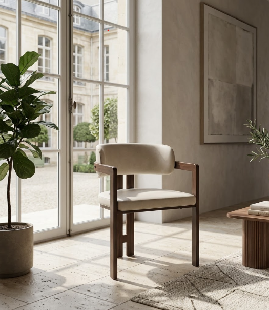 Chaise Mellow Noyer