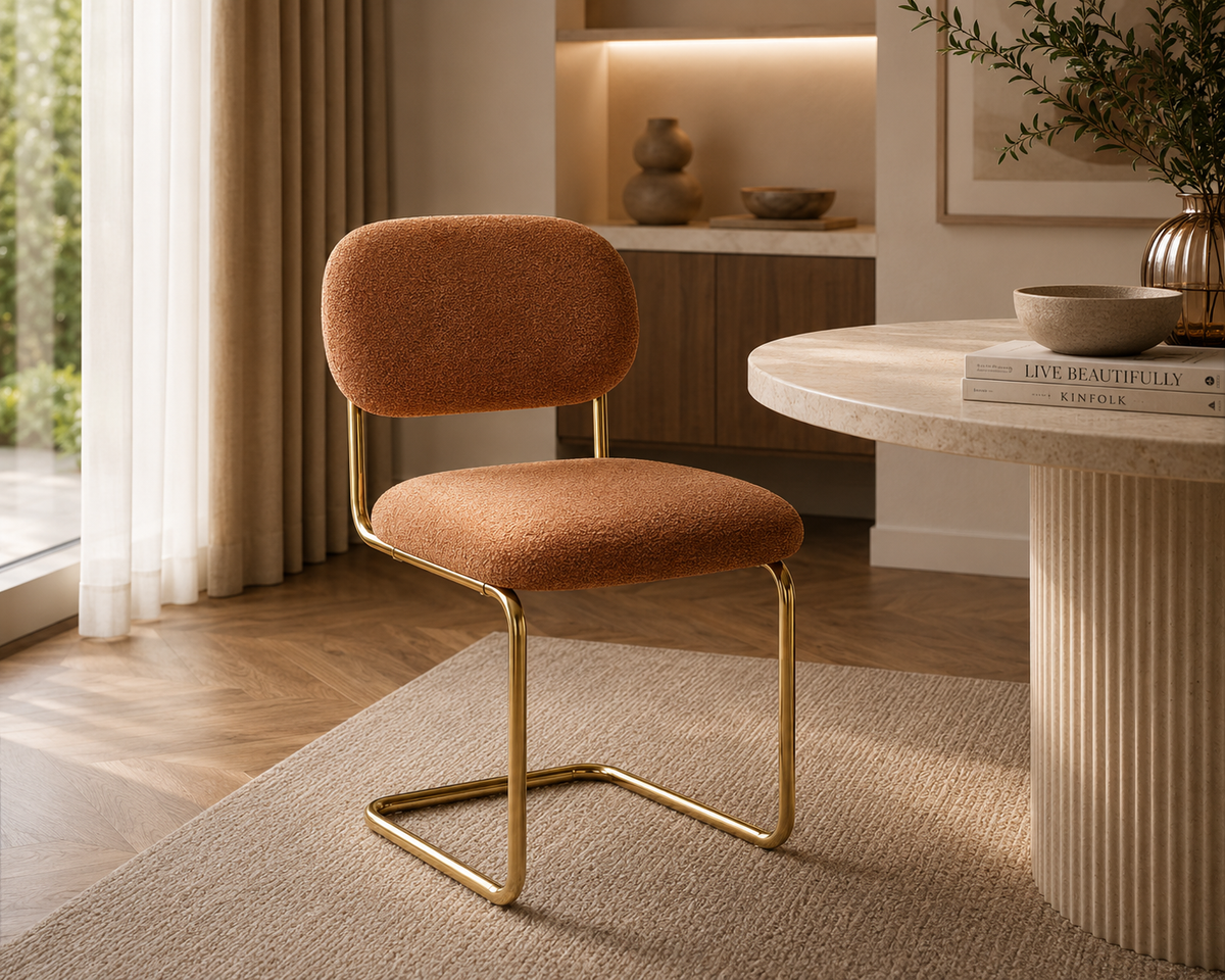 Chaise Arc Terracota / Lot de 4