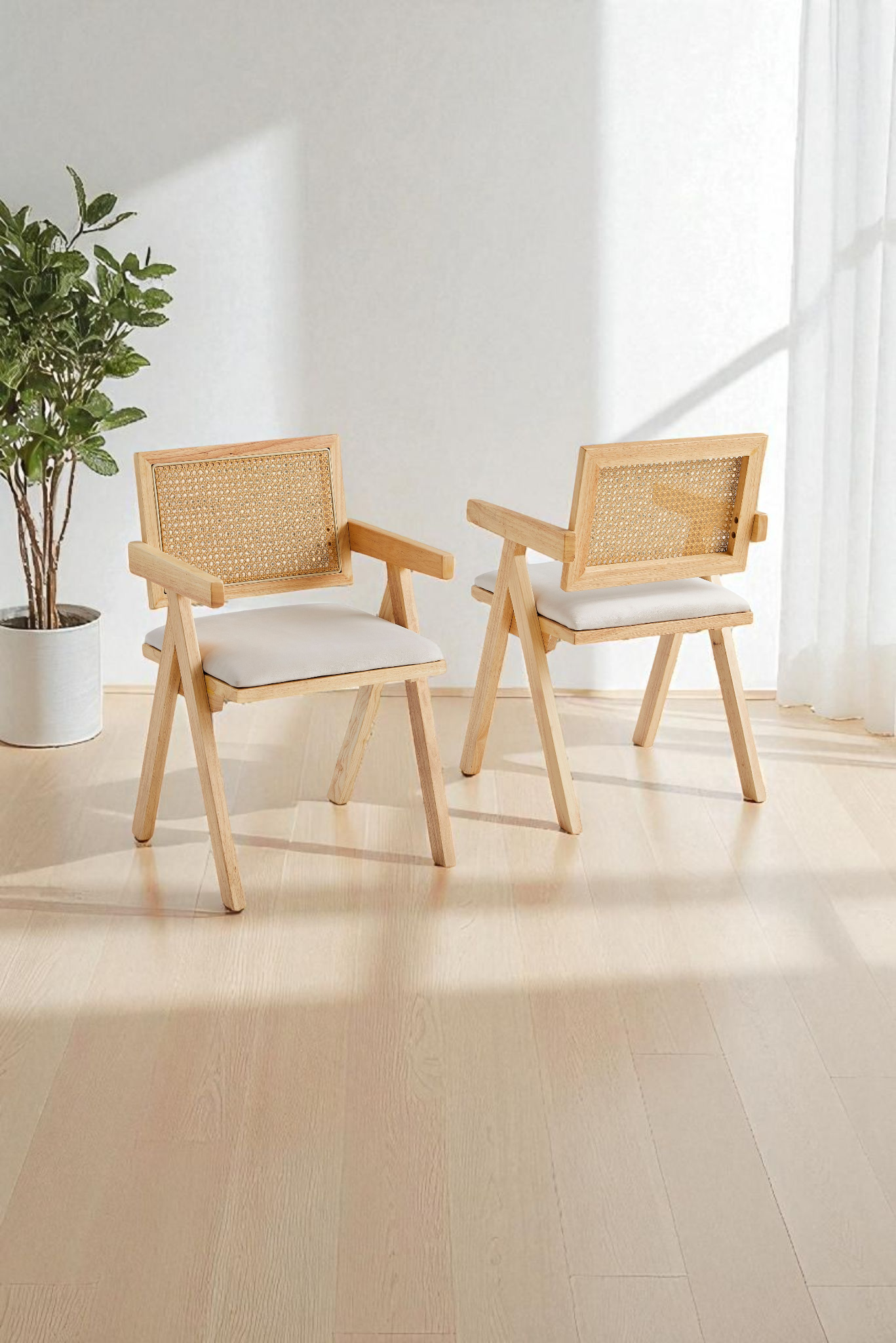 Chaise Rotina Hêtre / Lot de 4