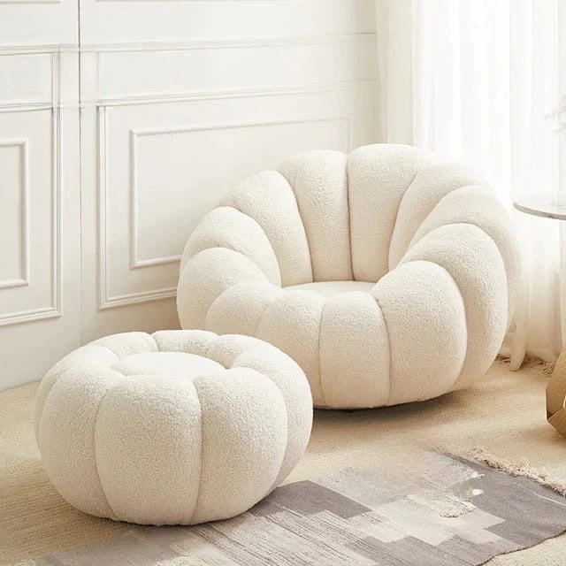 Fauteuil + Pouf Cozy