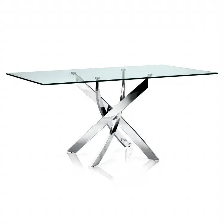 Table à manger Jessica XL/Chrome