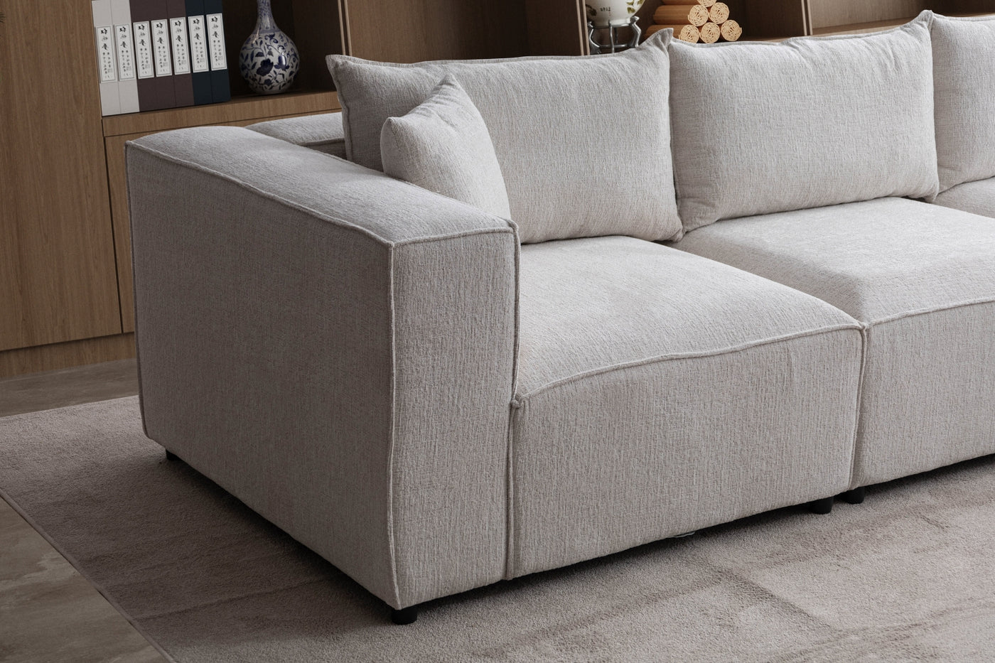 Canapé Modulable Chenille 4+1