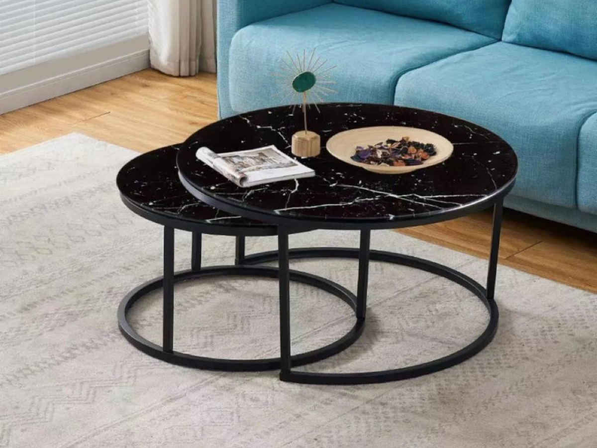 Table basse Gigogne/Noir