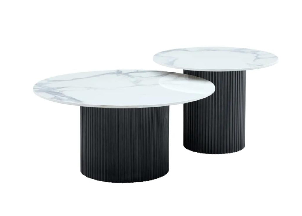 Table basse Mina Gigogne Noir