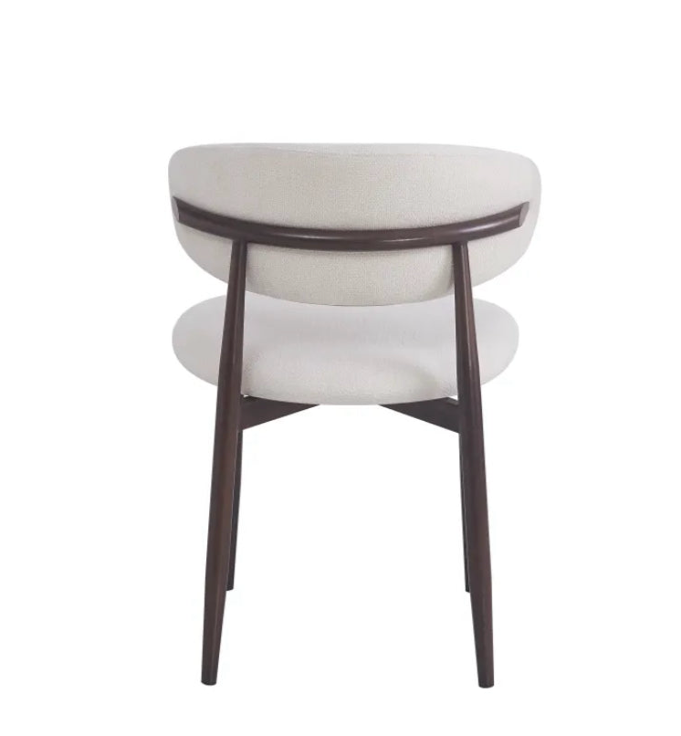 Chaise Lucile Noyer / Lot de 2