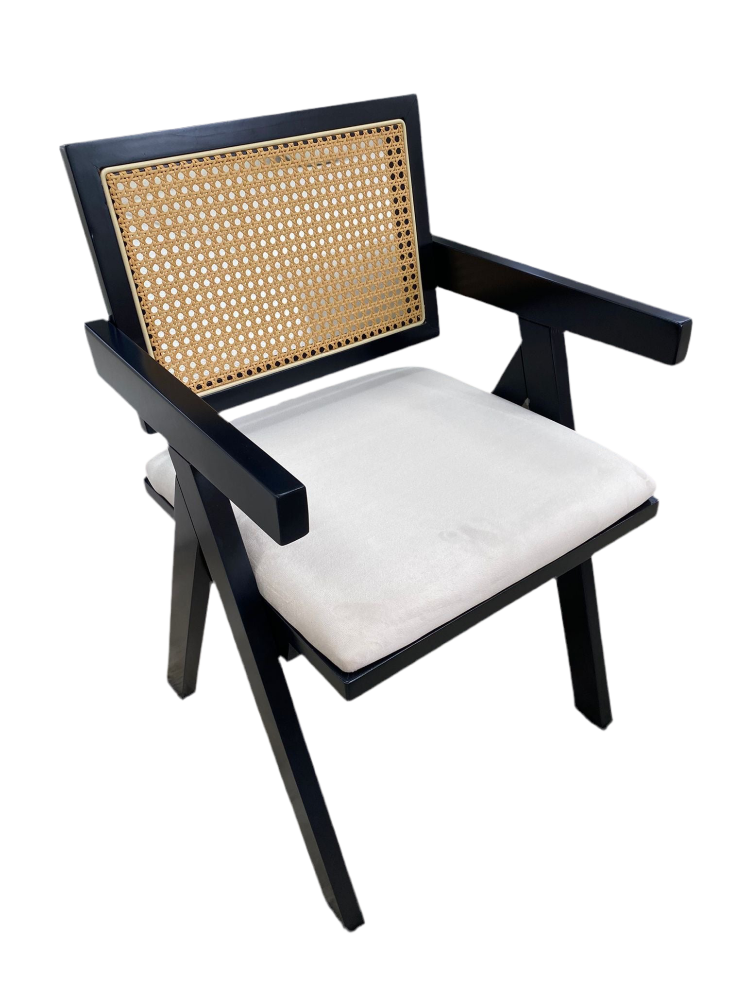 Chaise Rotina Noir / Lot de 4