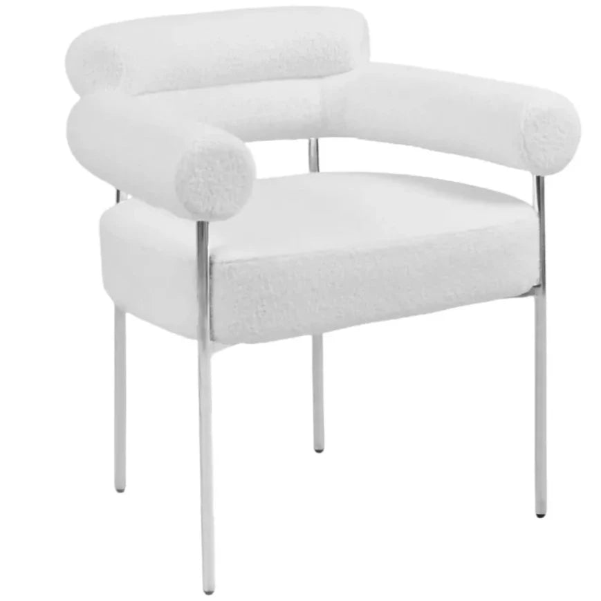 Chaise Bulle/Chrome Lot de 2