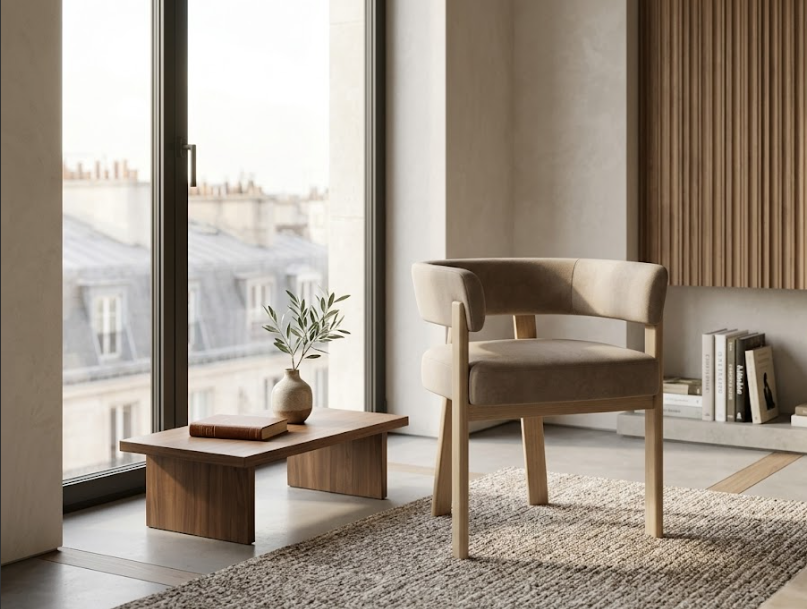 Chaise Alia Chêne / Lot de 2
