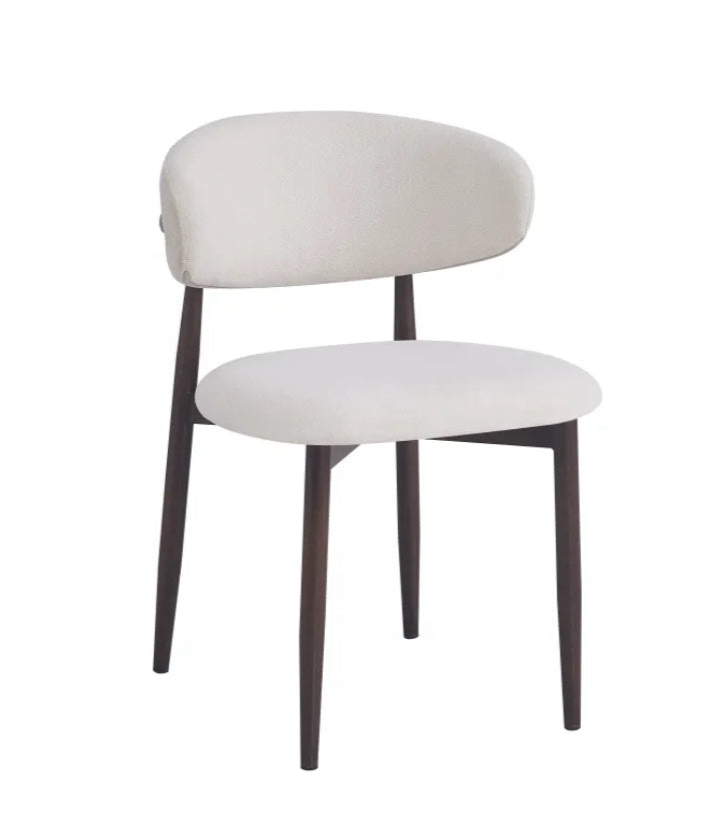 Chaise Lucile Noyer / Lot de 2
