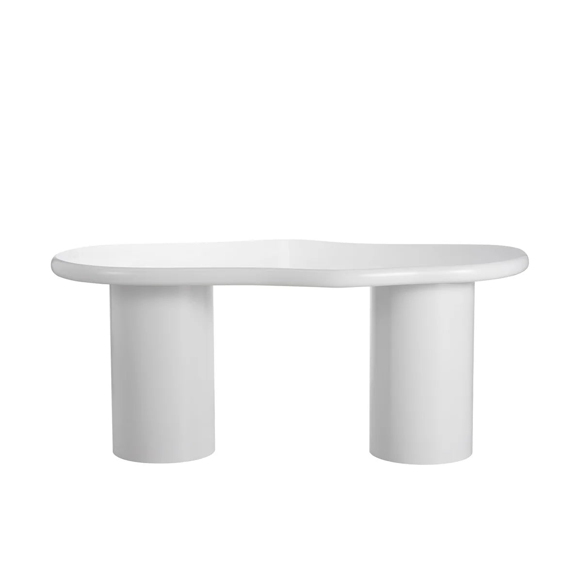 Table repas Curve Blanc