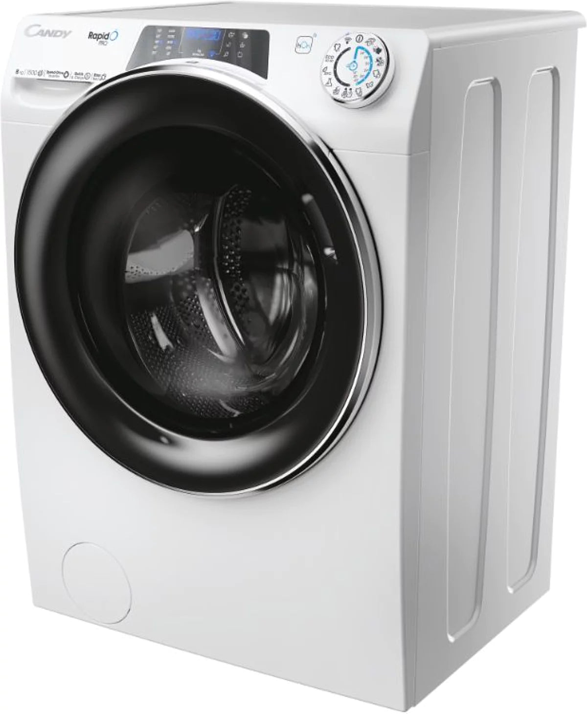 Lave Linge Candy 8kg Rapid' Pro RP586BWMBCB/1-S