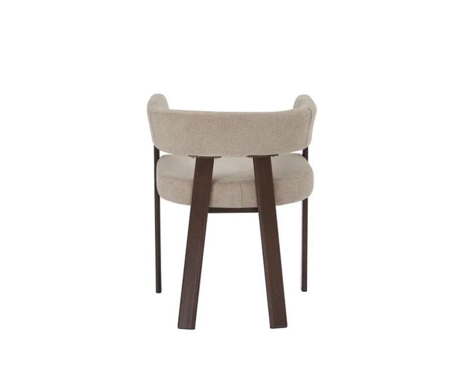 Chaise Alia Noyer Moka / Lot de 2
