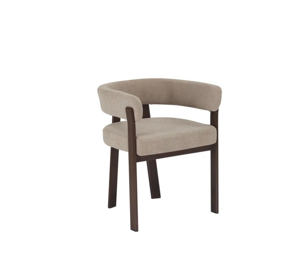 Chaise Alia Noyer Moka / Lot de 2