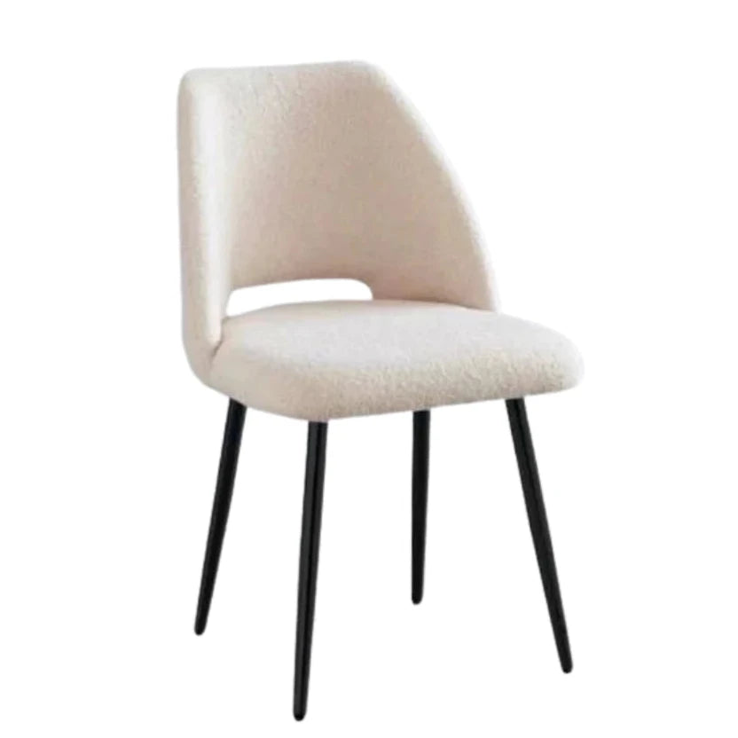 Chaise Laine bouclée Lot de 2