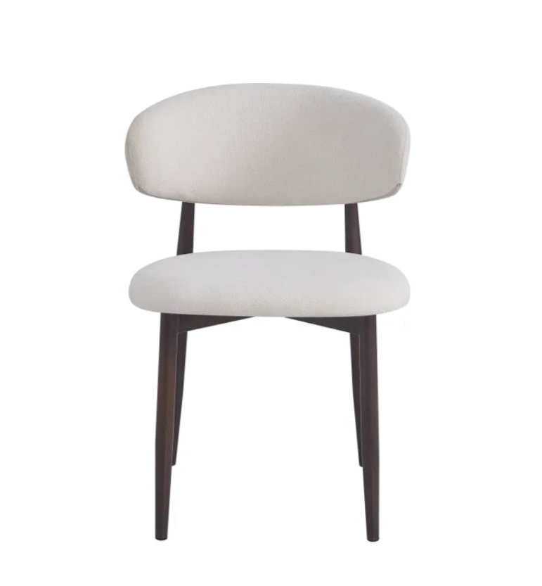 Chaise Lucile Noyer / Lot de 2