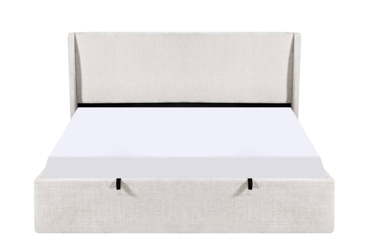 Lit coffre Nola Beige