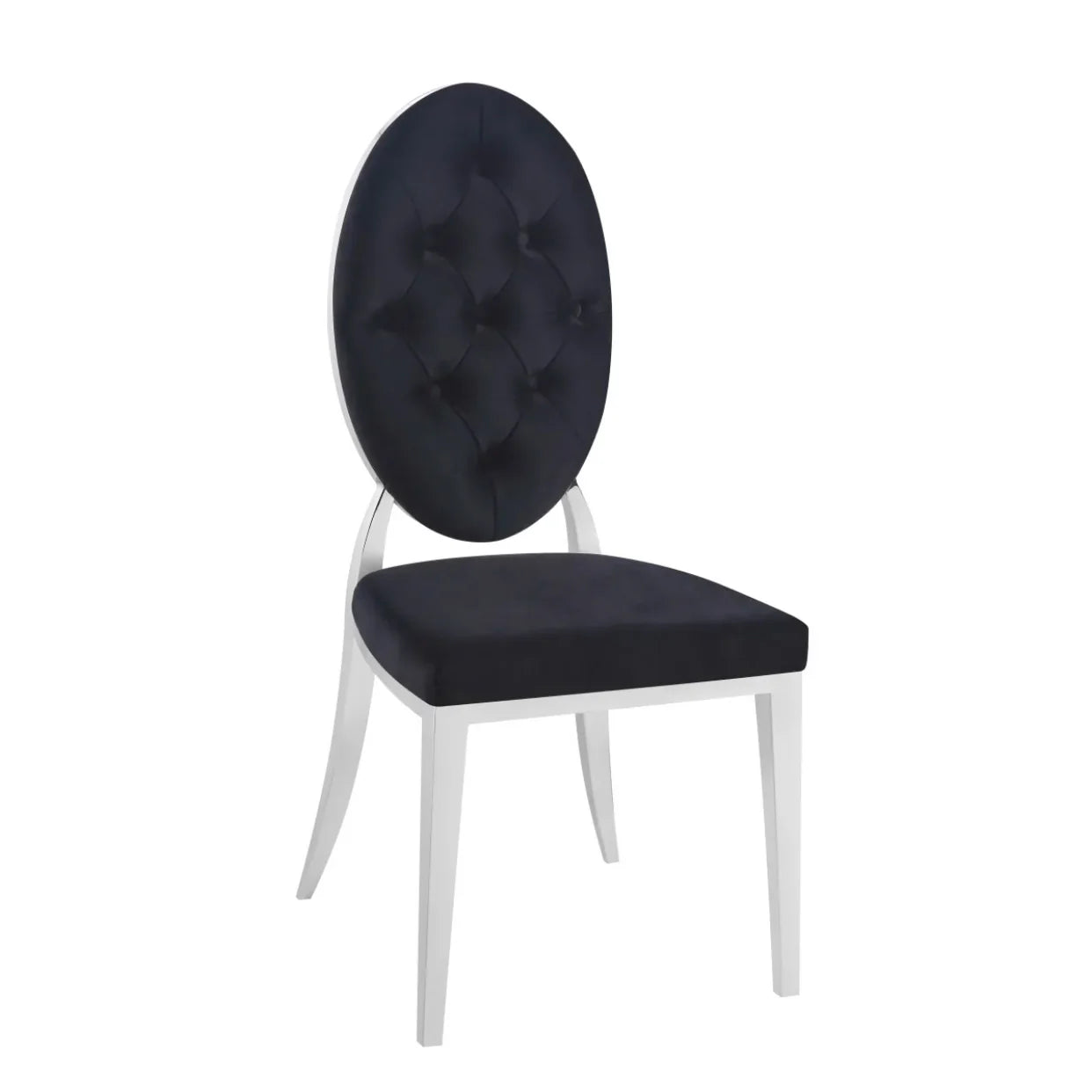 Chaise Medaillon / Chrome Lot de 4