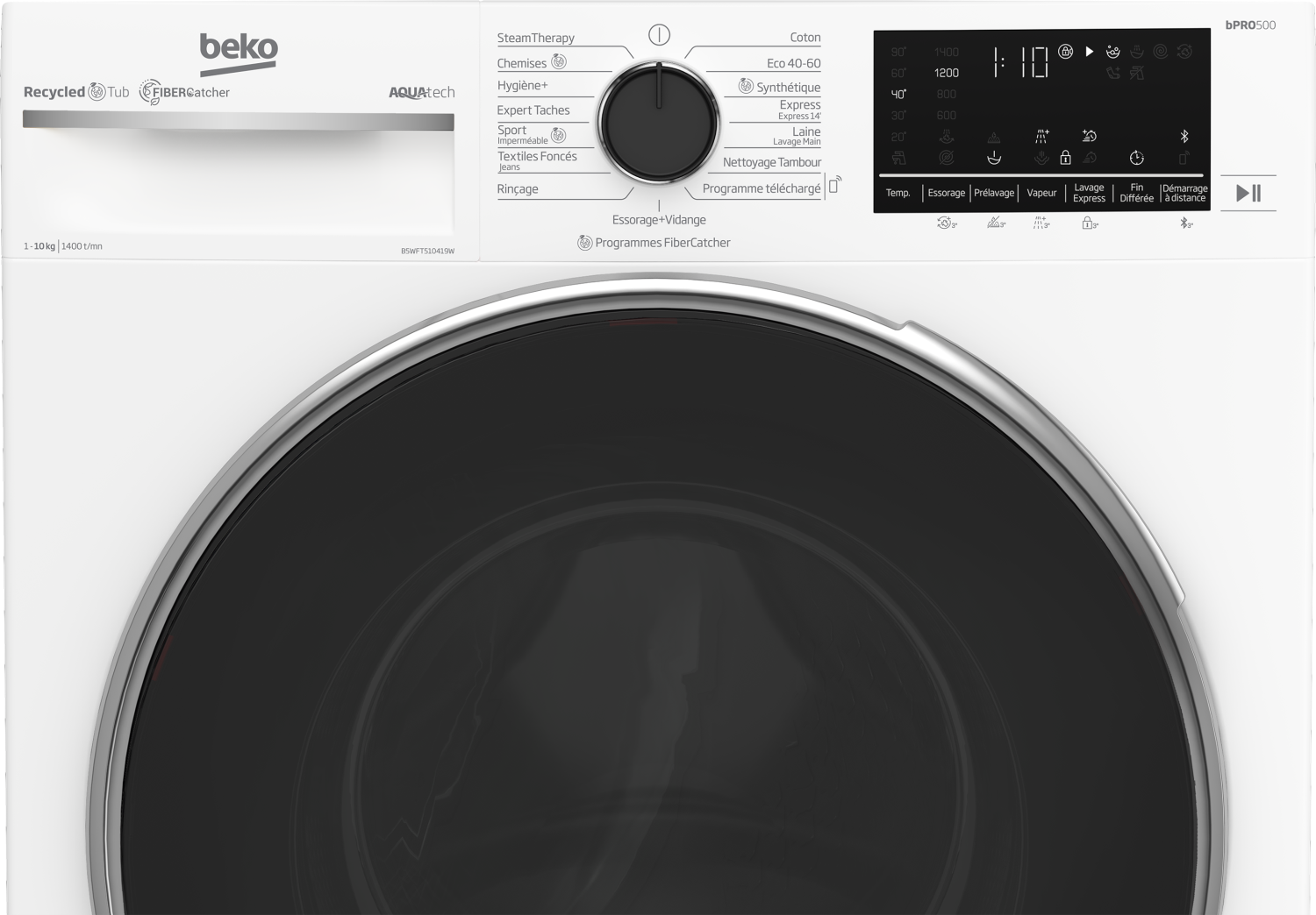 Lave Linge Beko 10kg B5WFT510419W