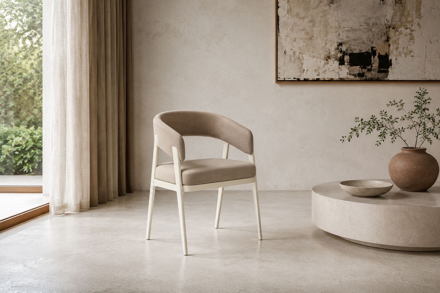 Chaise Alicia Blanc / Lot de 2