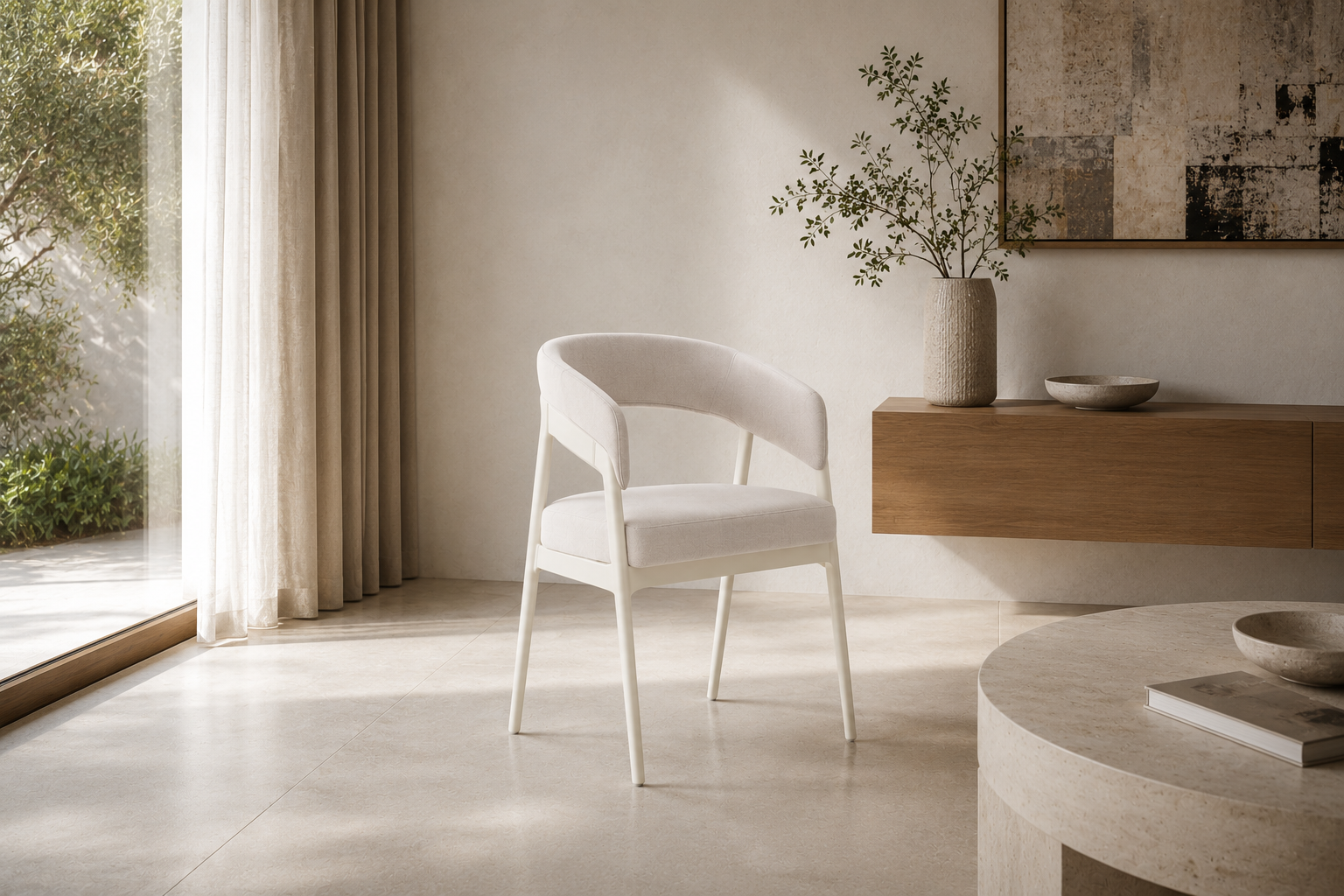 Chaise Alicia Velours / Lot de 2