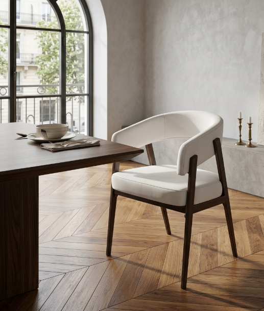 Chaise Alicia Velours / Lot de 2