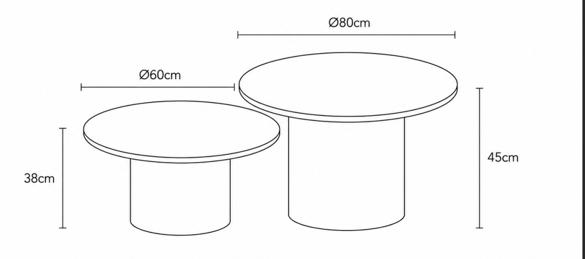 Table basse Cercle