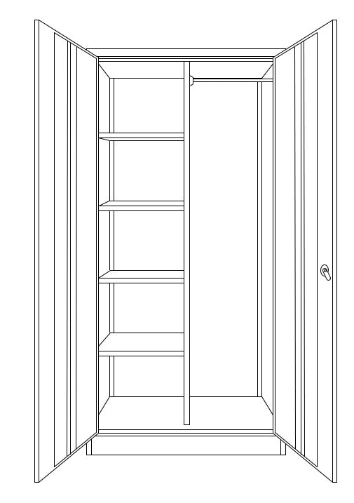 Armoire en metal 02