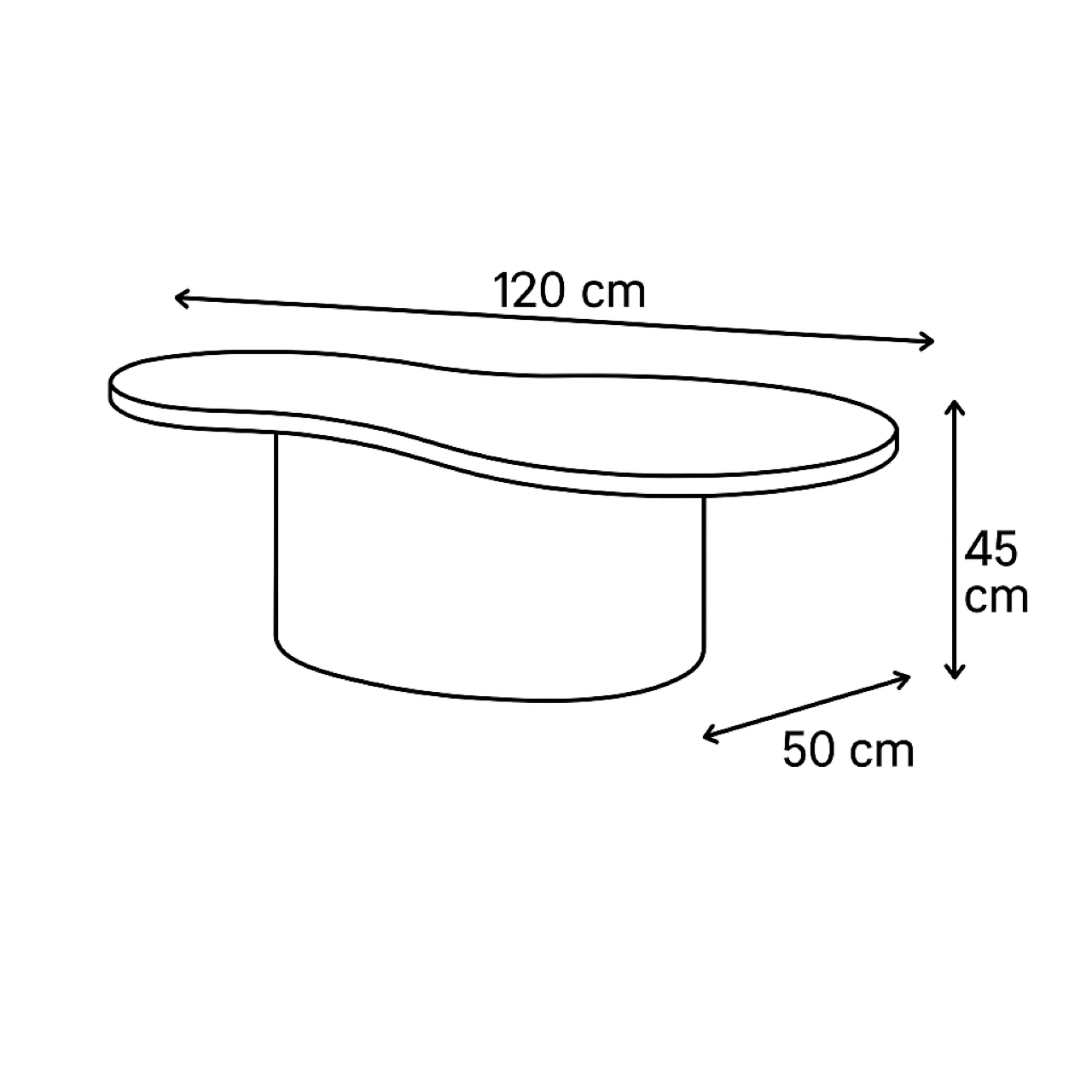 Table basse Floréa