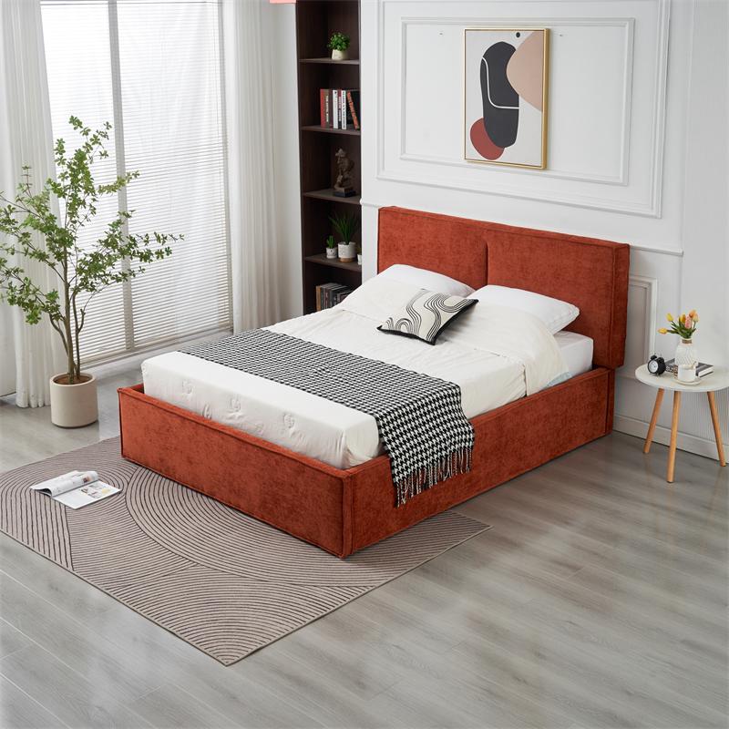 Lit Coffre Olivia Terracotta