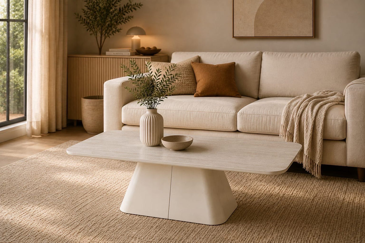 Table basse Neige