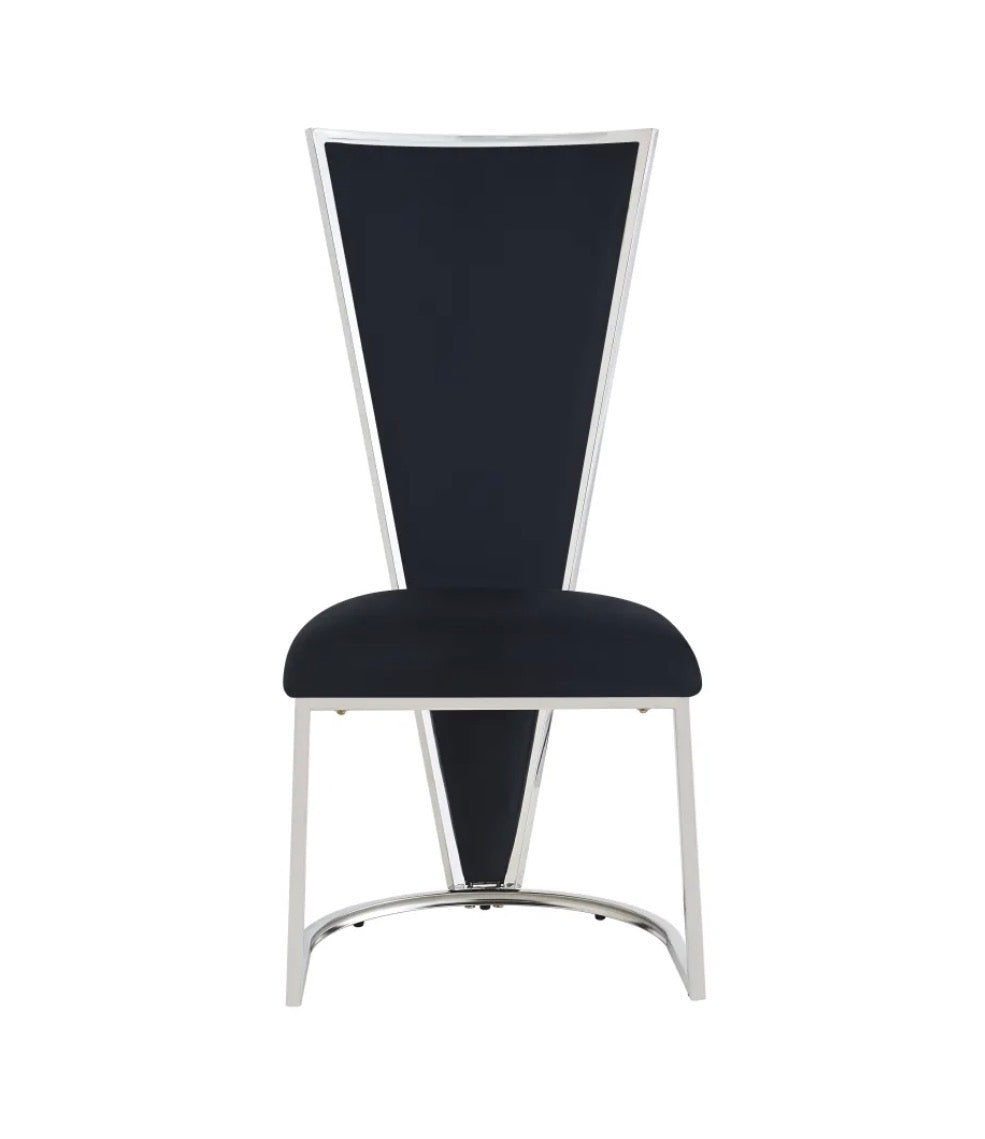 Chaise Melissa / Chrome Lot de 2