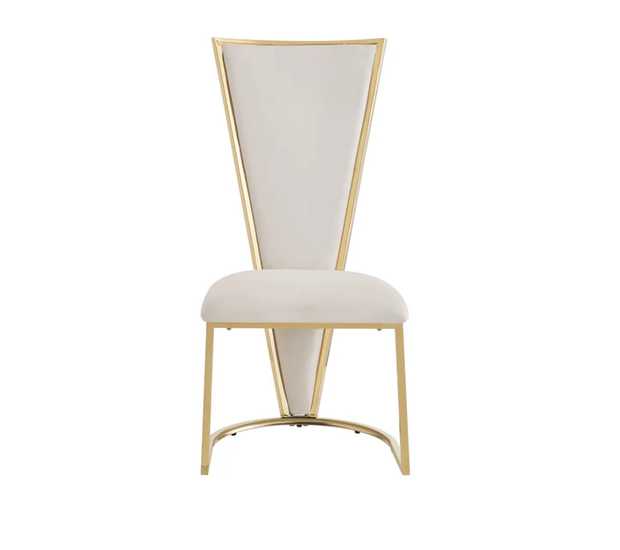 Chaise Melissa / Or Lot de 2