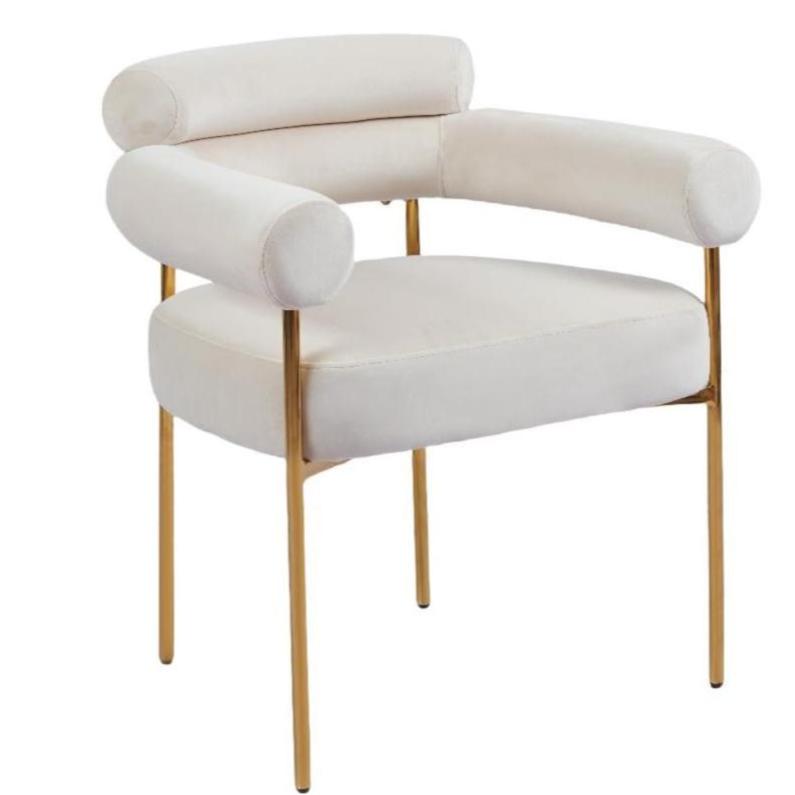 Chaise Bulle/Doré Lot de 2